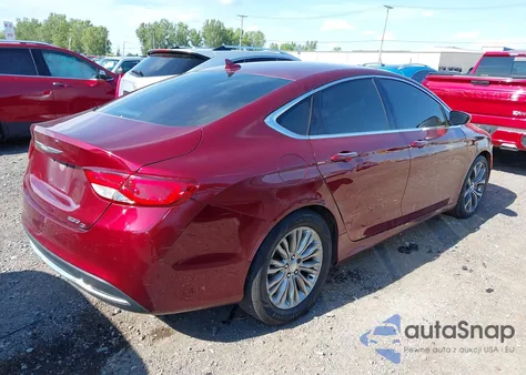 2015 Chrysler 200 C из США, поврежденный, VIN 1C3CCCCB3FN520731